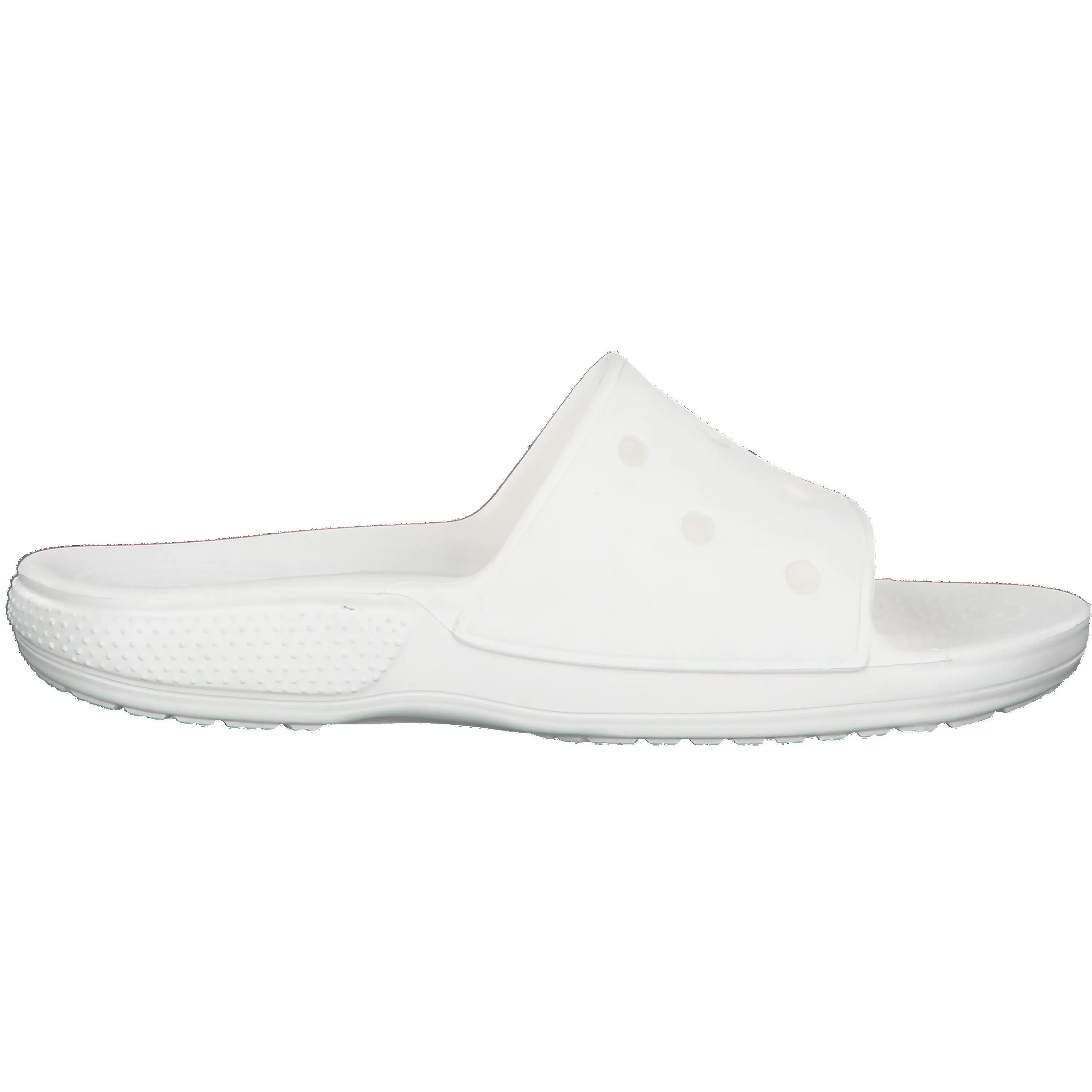 Chinelos de dedo Crocs Classic Slide, Branco, Unissex 7/15
