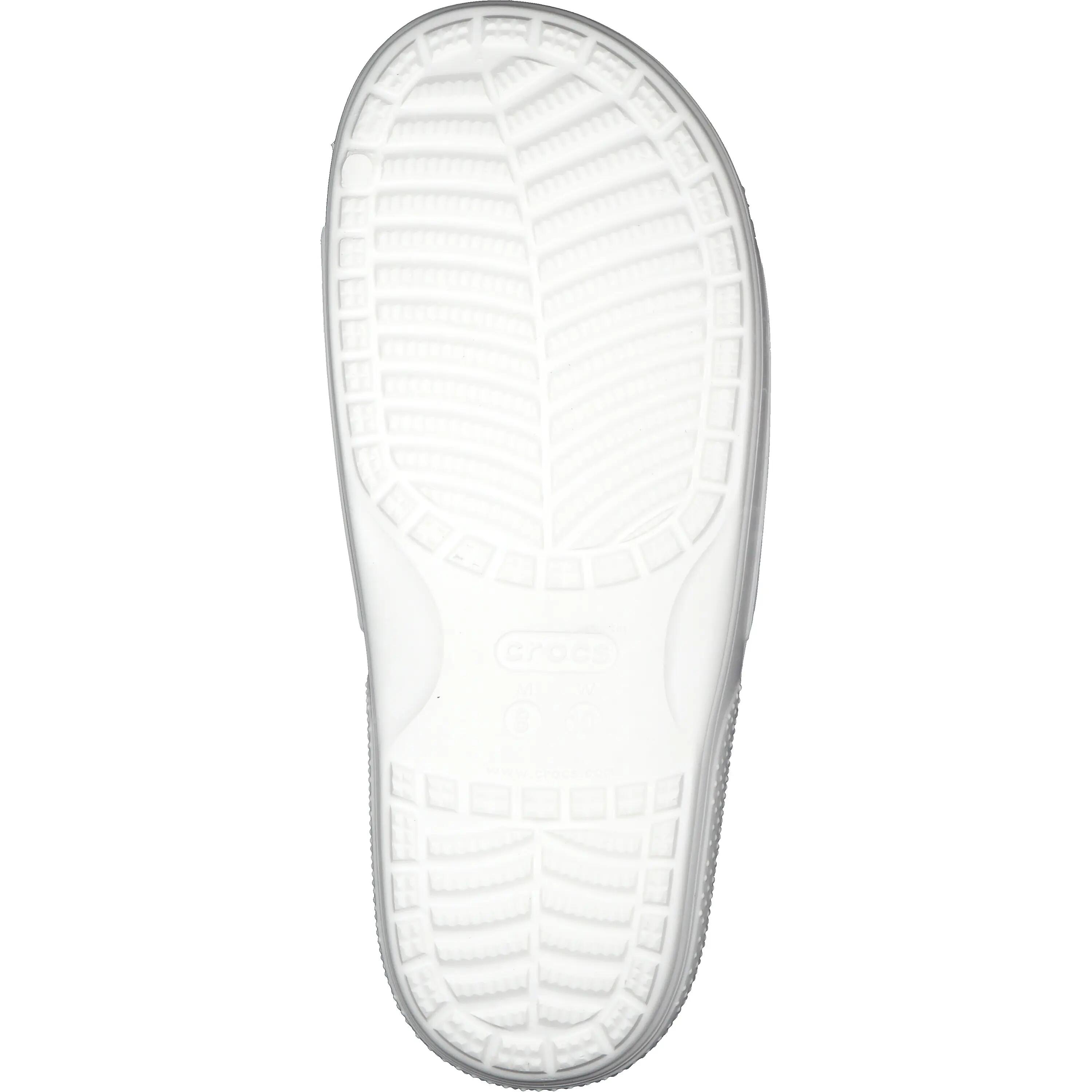 Chinelos de dedo Crocs Classic Slide, Branco, Unissex 6/15