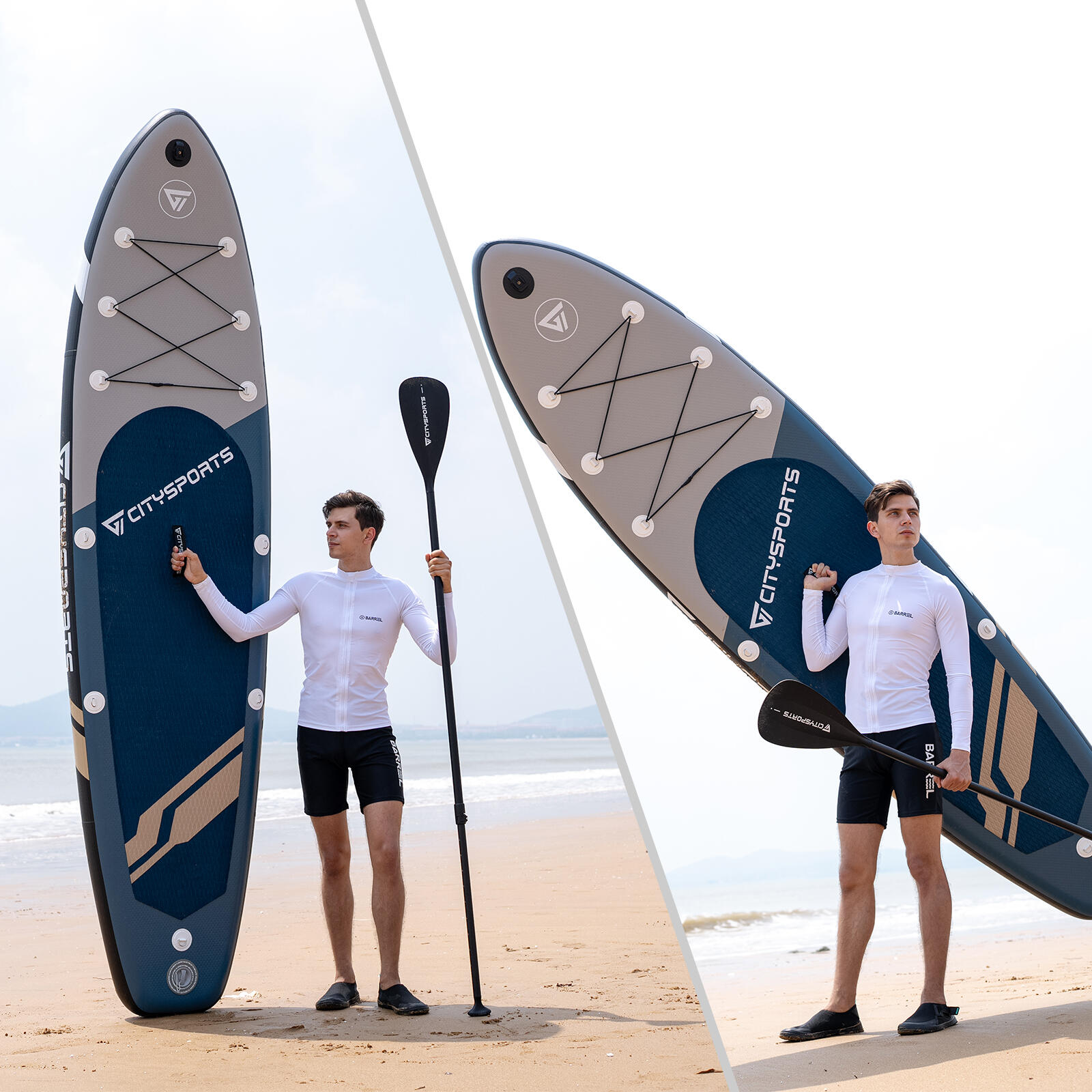 SUP Board, Set di paddleboard gonfiabili, tavola da stand up paddle 3/8