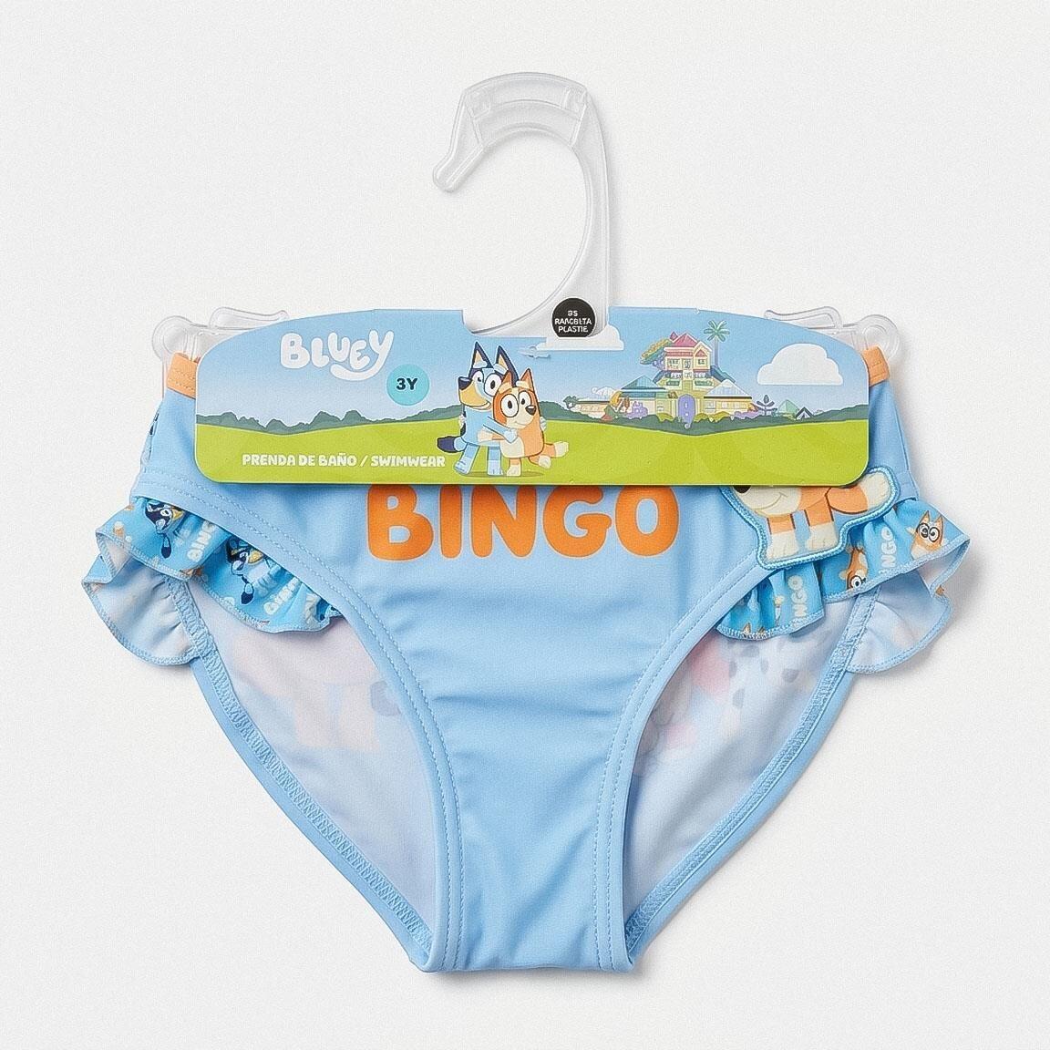 Slip de bain enfant Bluey en polyester et élasthanne avec volants bleu 7/7