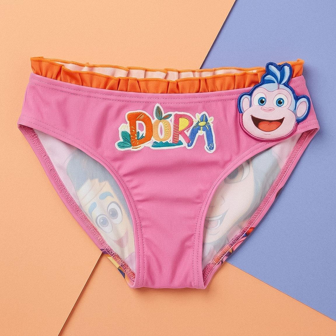 Bas de maillot de bain enfant Dora l'exploratrice, en polyester et élasthanne 4/6