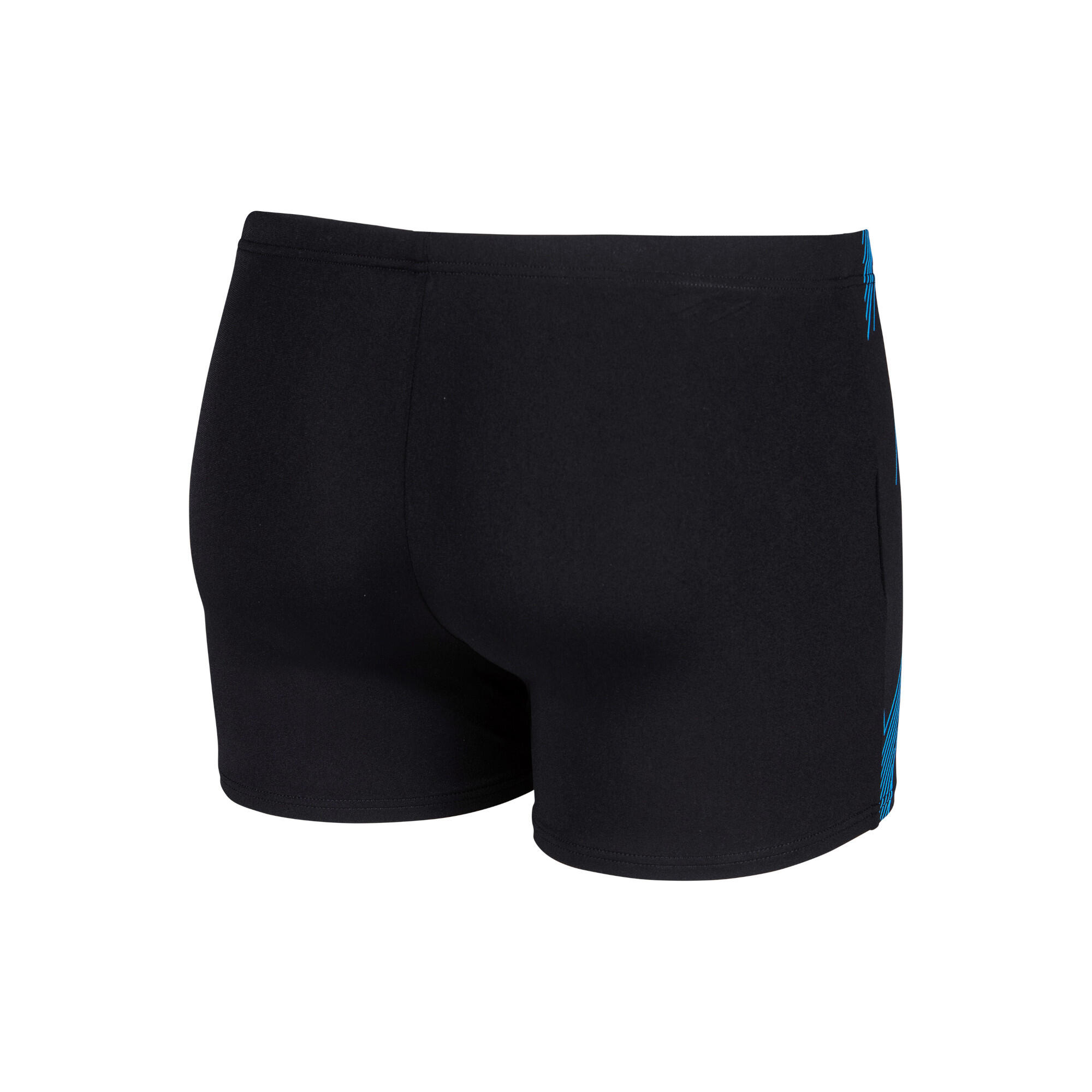 Arena Graphic Badehose Schwarz/Türkis Herren 8/9