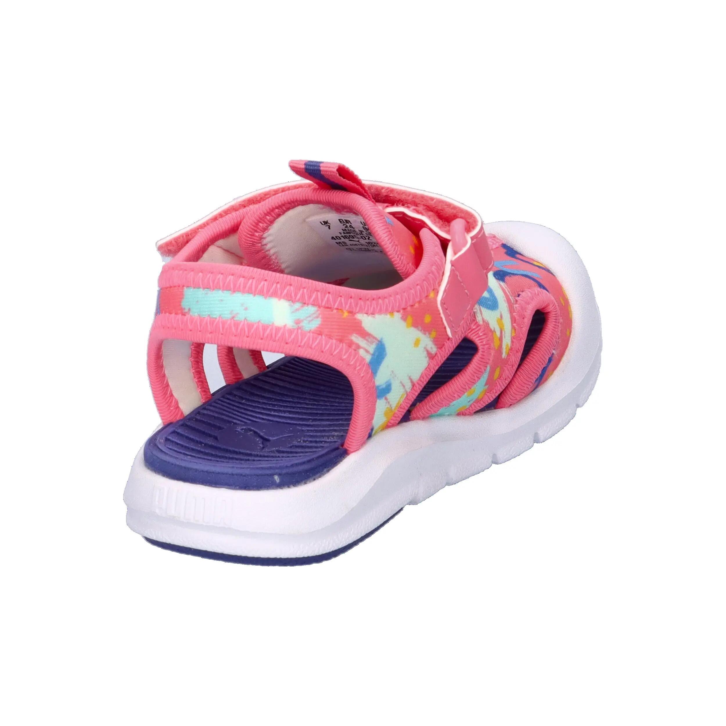 Fun Racer Sandalen Kinder PUMA Magic Rose Blue Crystal Pink 14/15