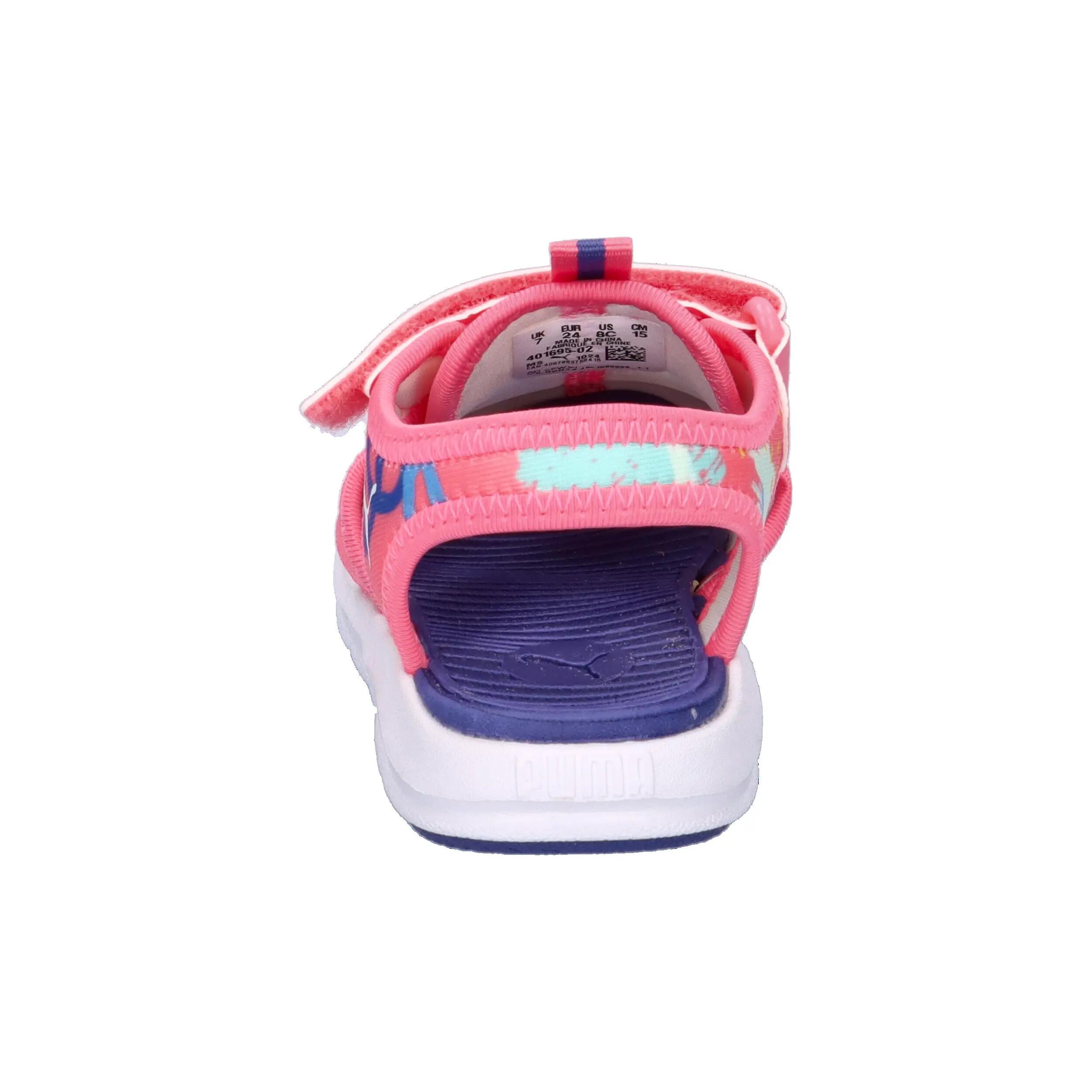 Fun Racer Sandalen Kinder PUMA Magic Rose Blue Crystal Pink 13/15