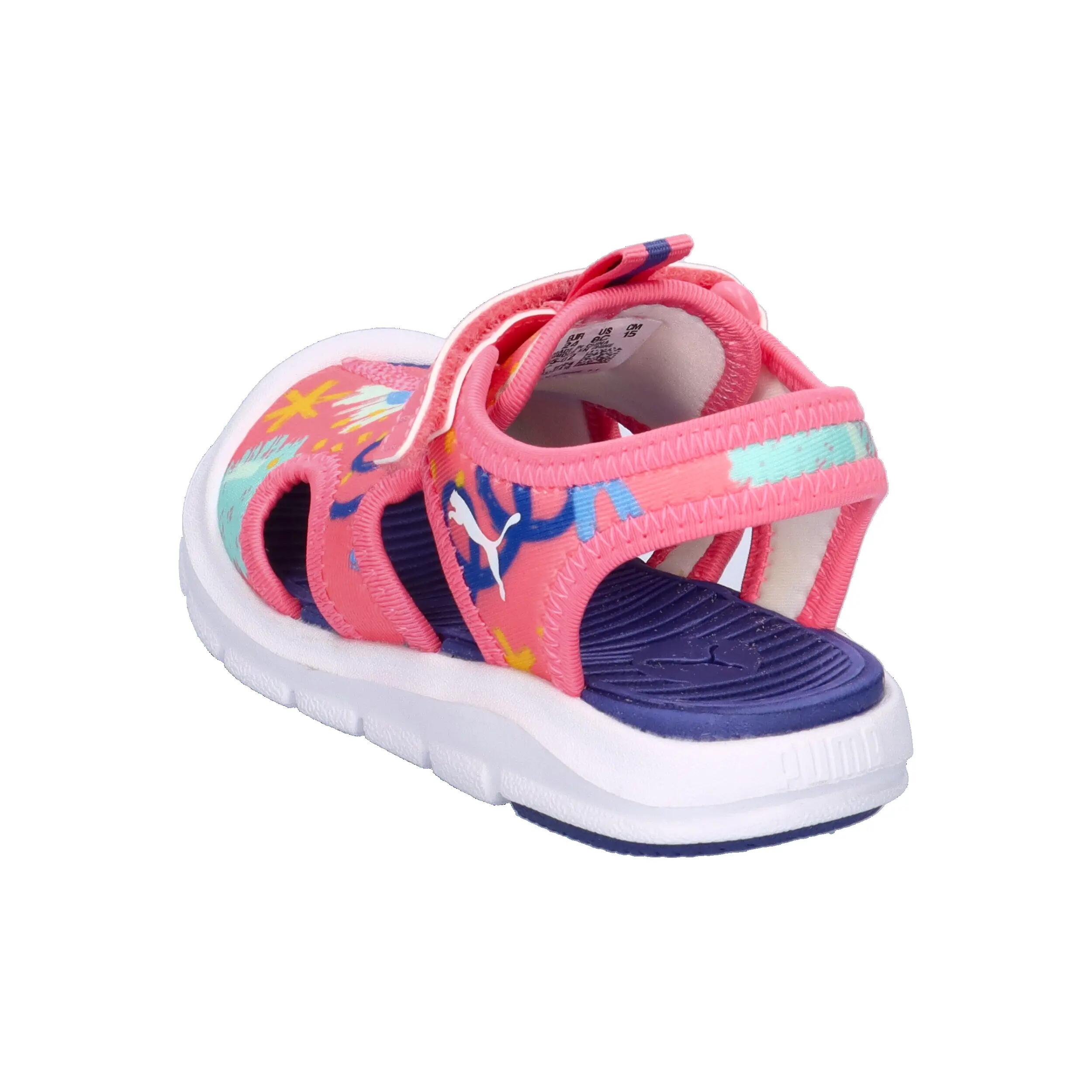 Fun Racer Sandalen Kinder PUMA Magic Rose Blue Crystal Pink 12/15