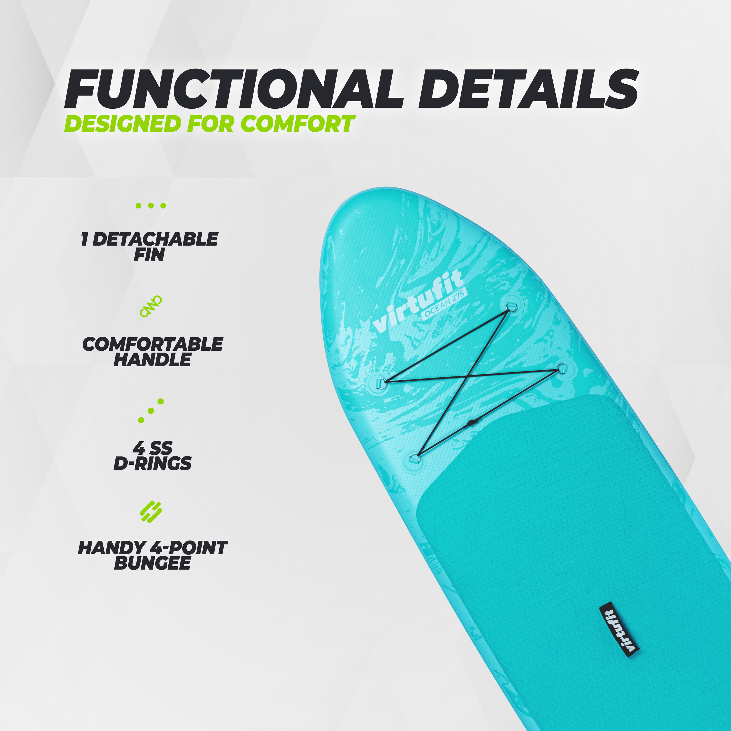 Paddleboard Ocean 275 + příslušenství varianta Pink 4/10