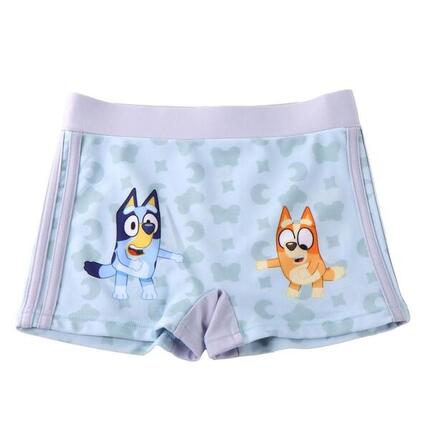 Maillot de bain boxer pour enfant Bluey, en polyester et élasthanne, séchage