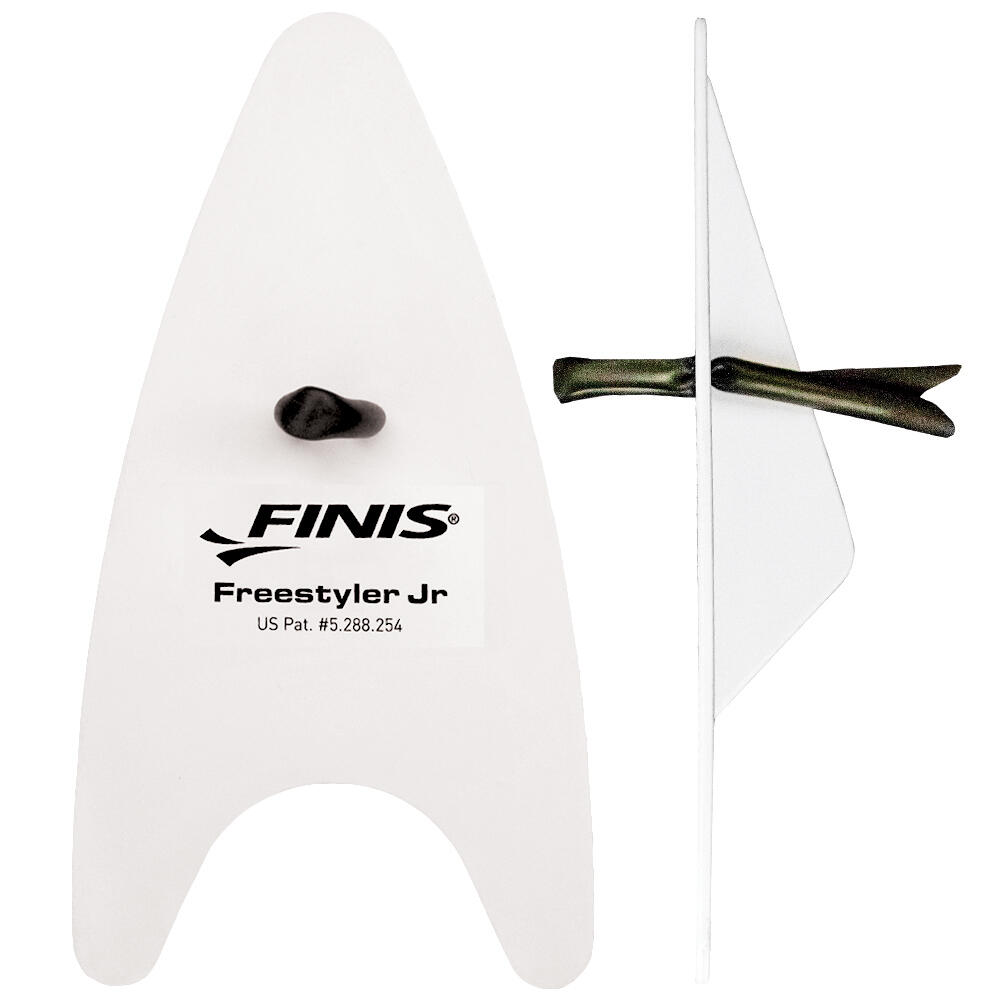 Wiosełka pływackie dziecięce finis freestyler hand paddles white jr 2/3