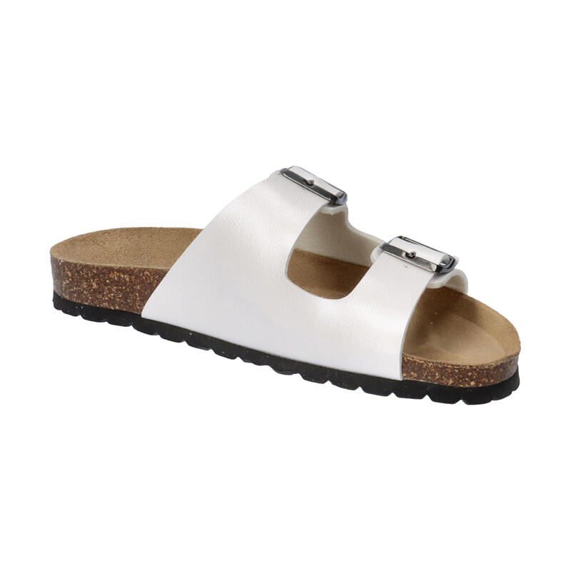 Șlapi de damă cu talpă din piele Eco Thalita