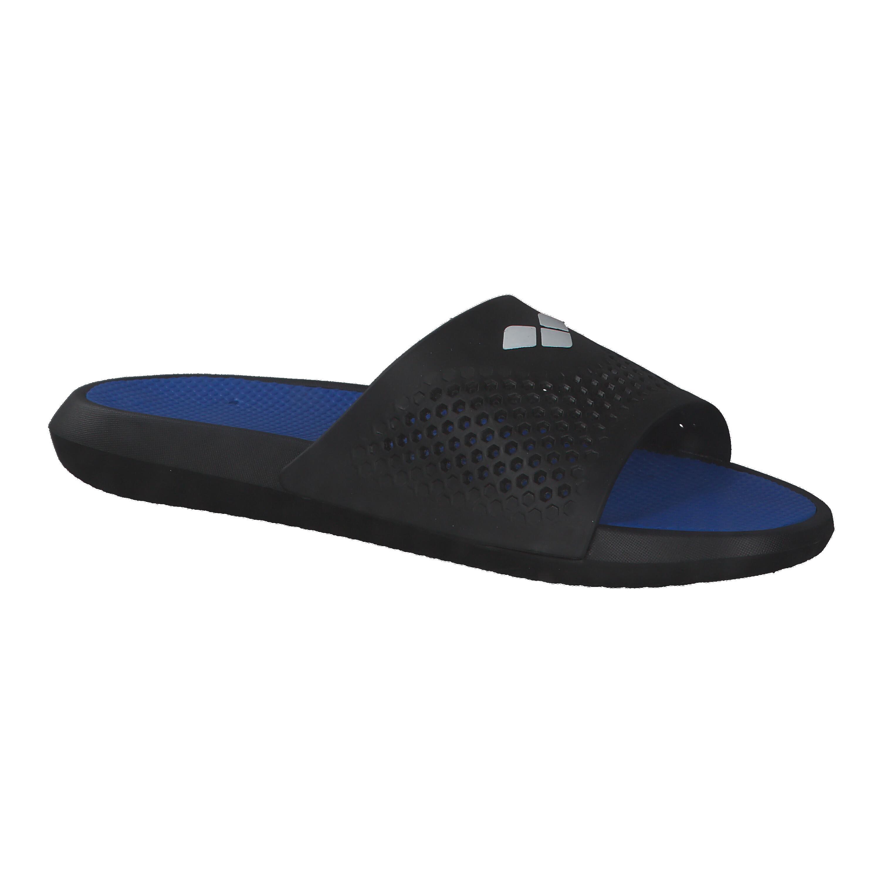 Arena Bruno Badeslipper Schwarz/Blau Unisex 8/15