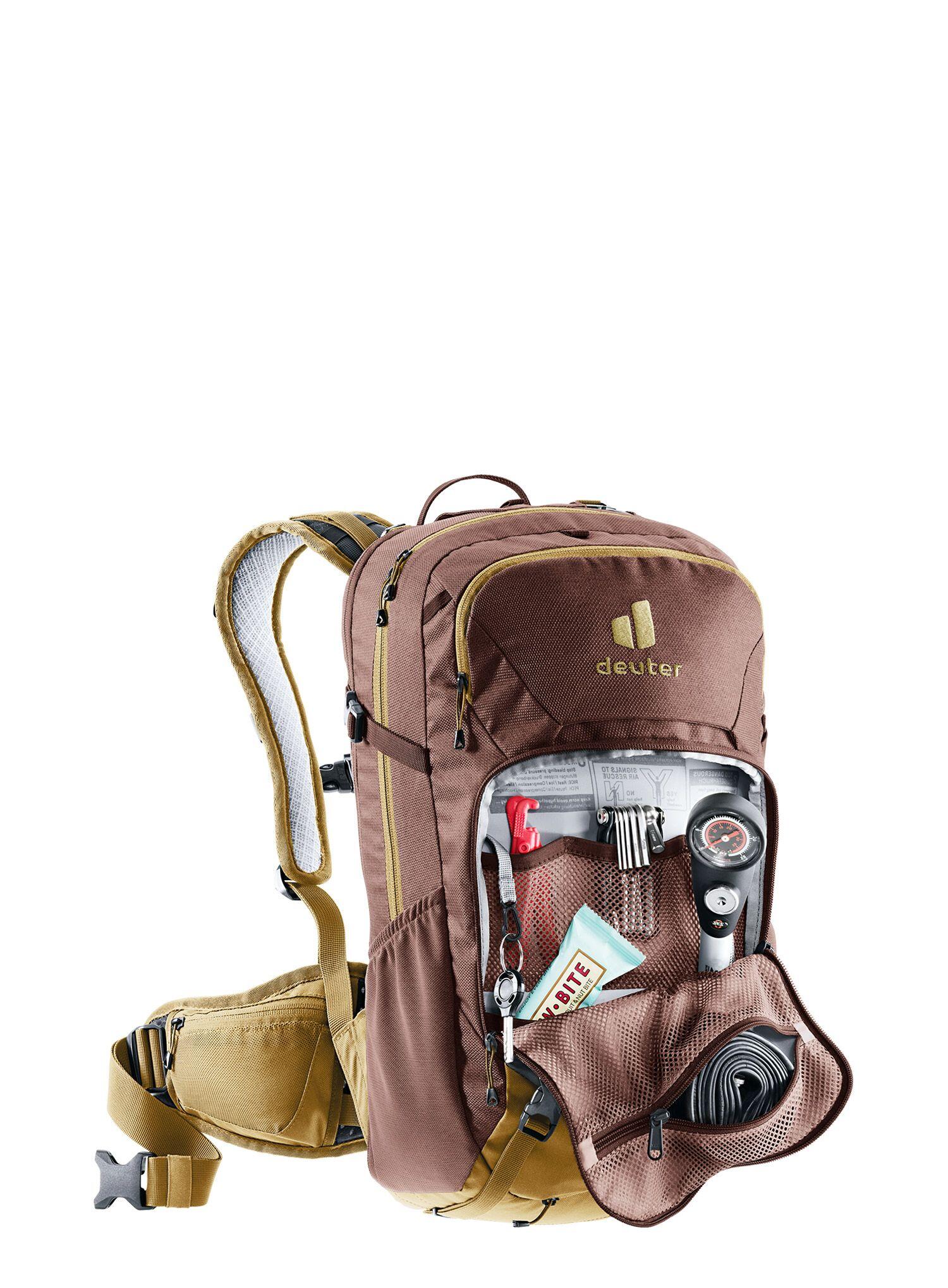 Plecak na rower damski Deuter Attack 18 SL - raisin/almond 6/13