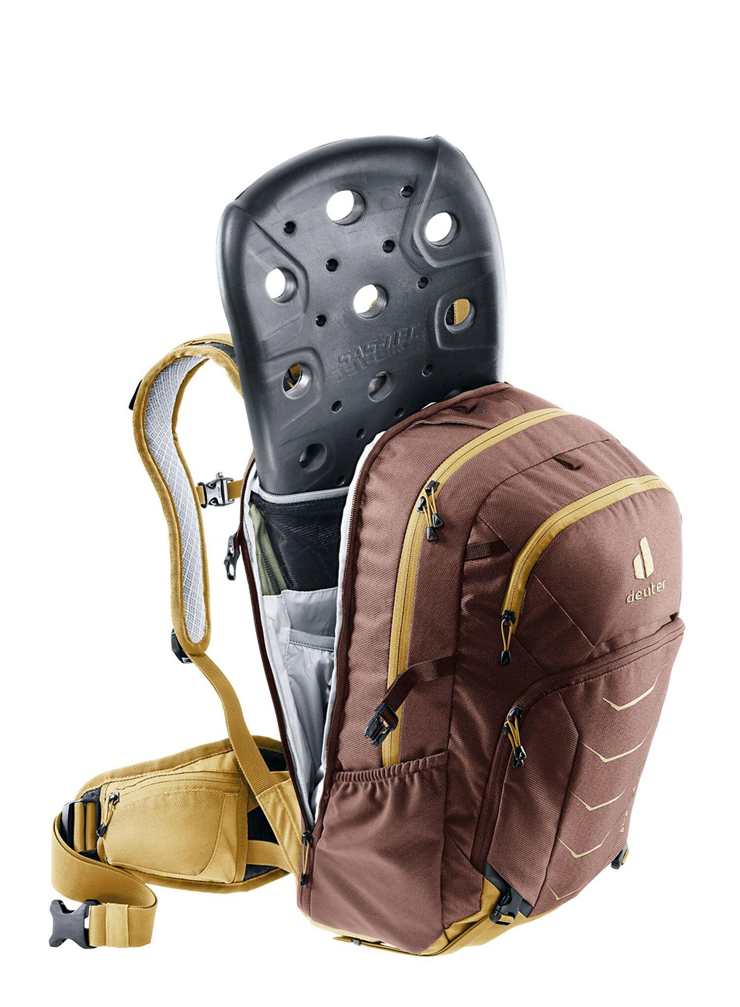 Plecak na rower damski Deuter Attack 18 SL - raisin/almond 5/13