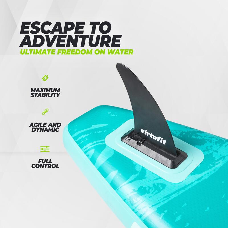 Virtufit Supboard Racer 381 - Turcoaz - Accesorii si Geanta de Transport Incluse