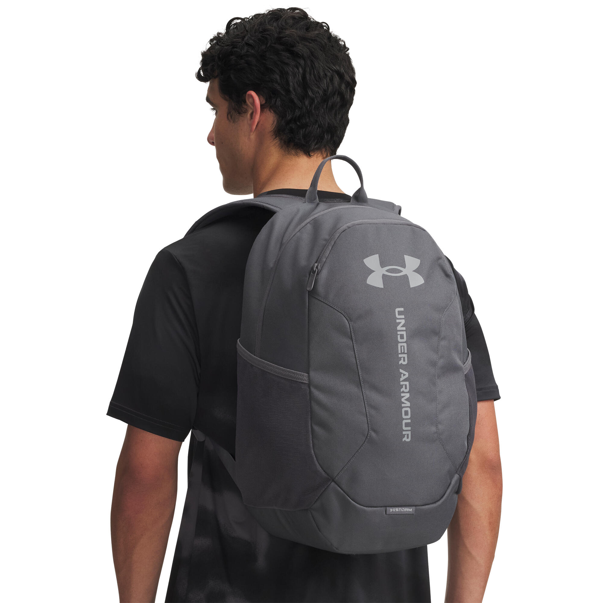 Under Armour UA Hustle Lite Backpack Rucksack Schwarz 6000399 025 Grau 11/11