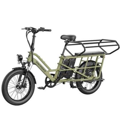 Ff20 cuv opvouwbare elektrische fiets 48v 12ah 576wh×2, 20" band