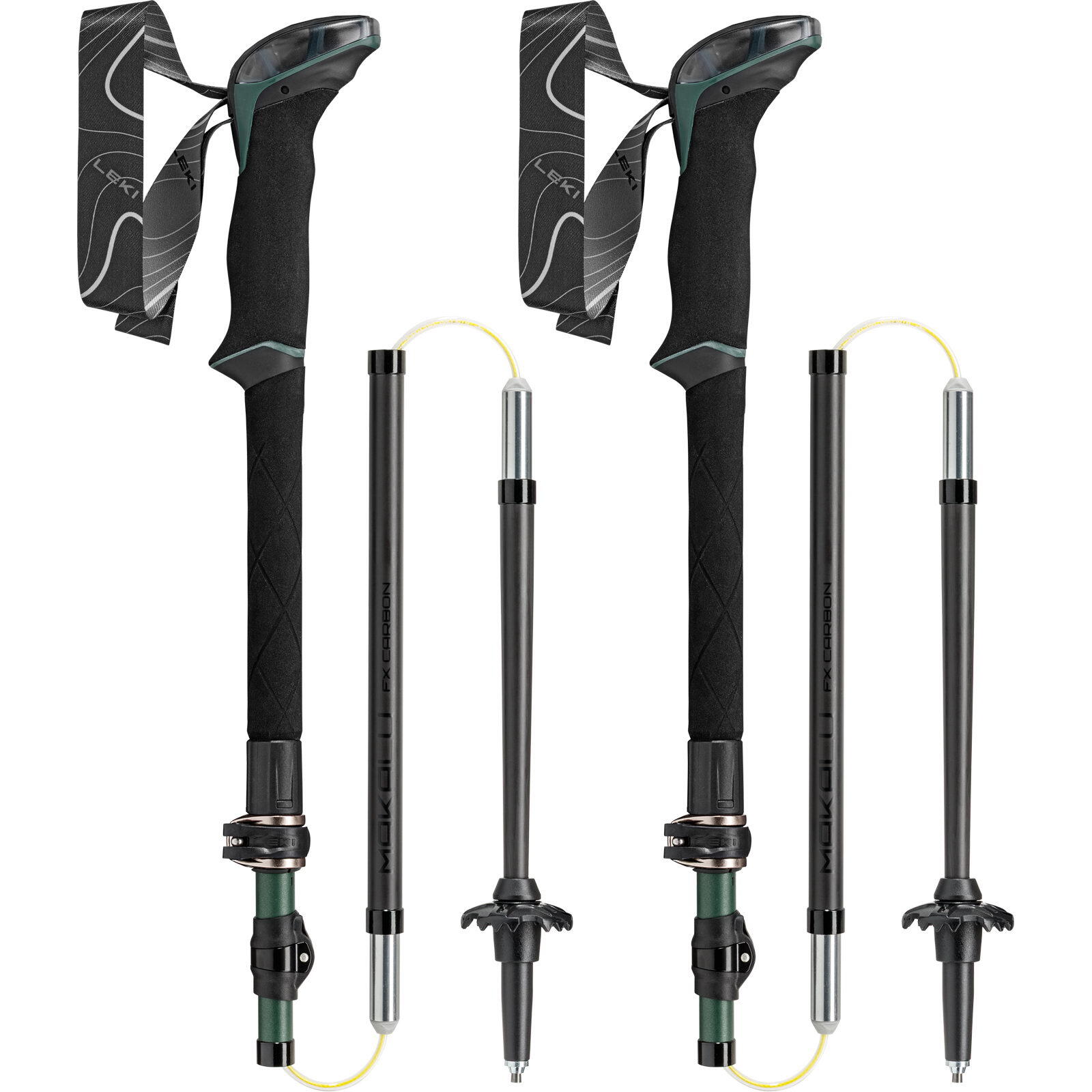 Bastoni da Trekking Leki Makalu FX Carbon 2026 Super Leggeri 2/12