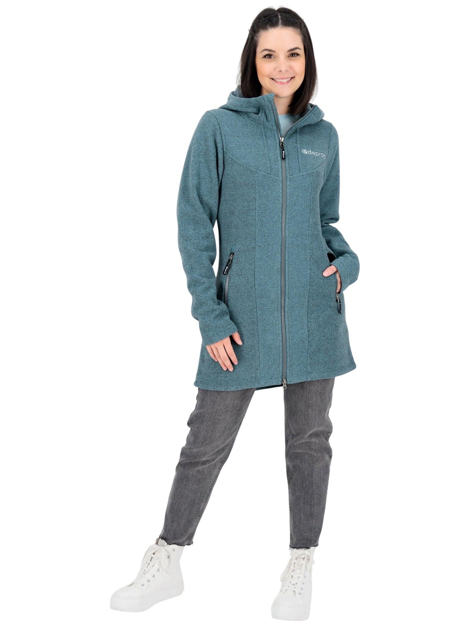 Damen - Naturwandern - Fleecejacke - warm, mit Kapuze und Taschen - GLORY APRIL 4/5