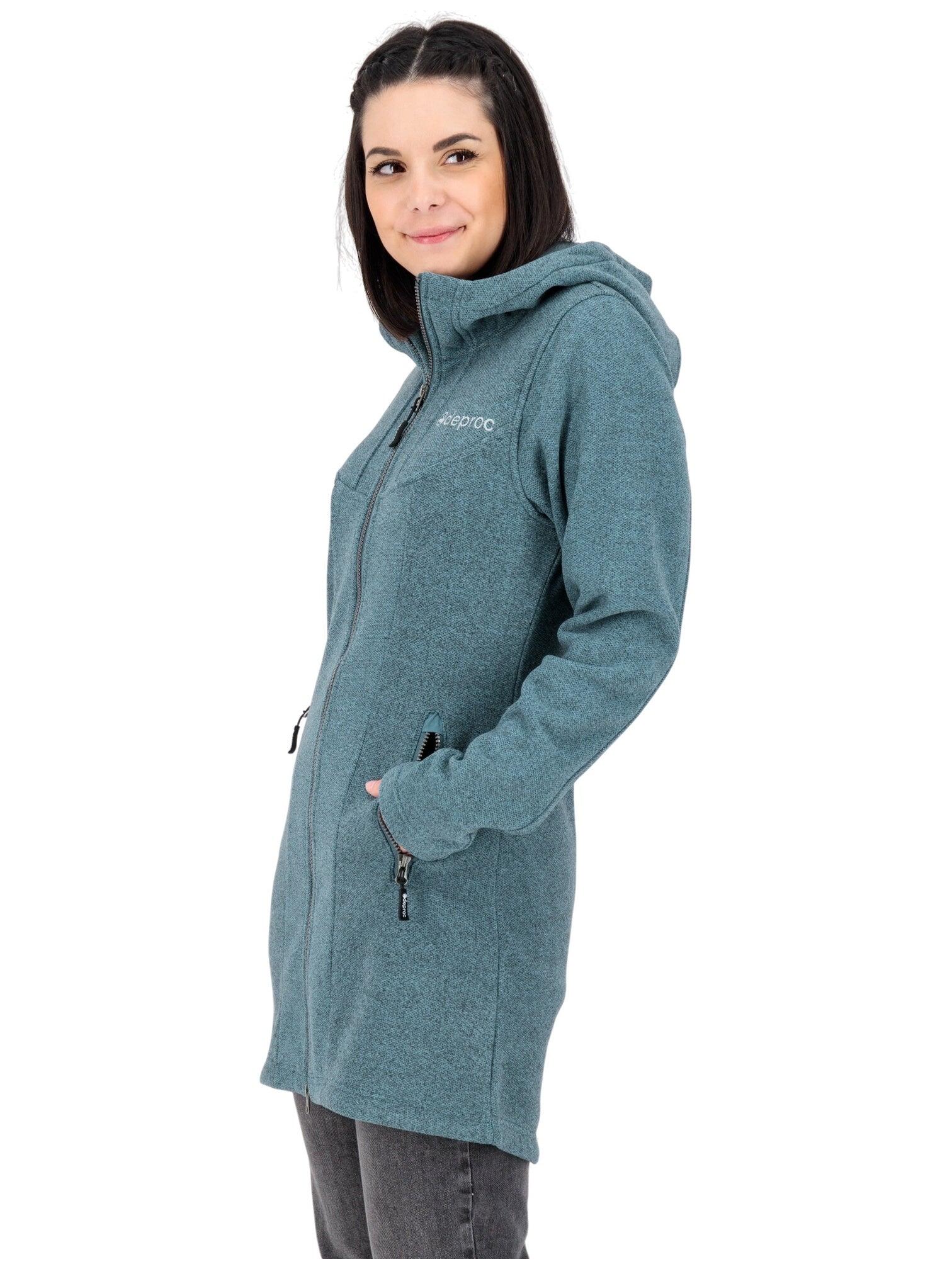 Damen - Naturwandern - Fleecejacke - warm, mit Kapuze und Taschen - GLORY APRIL 2/5