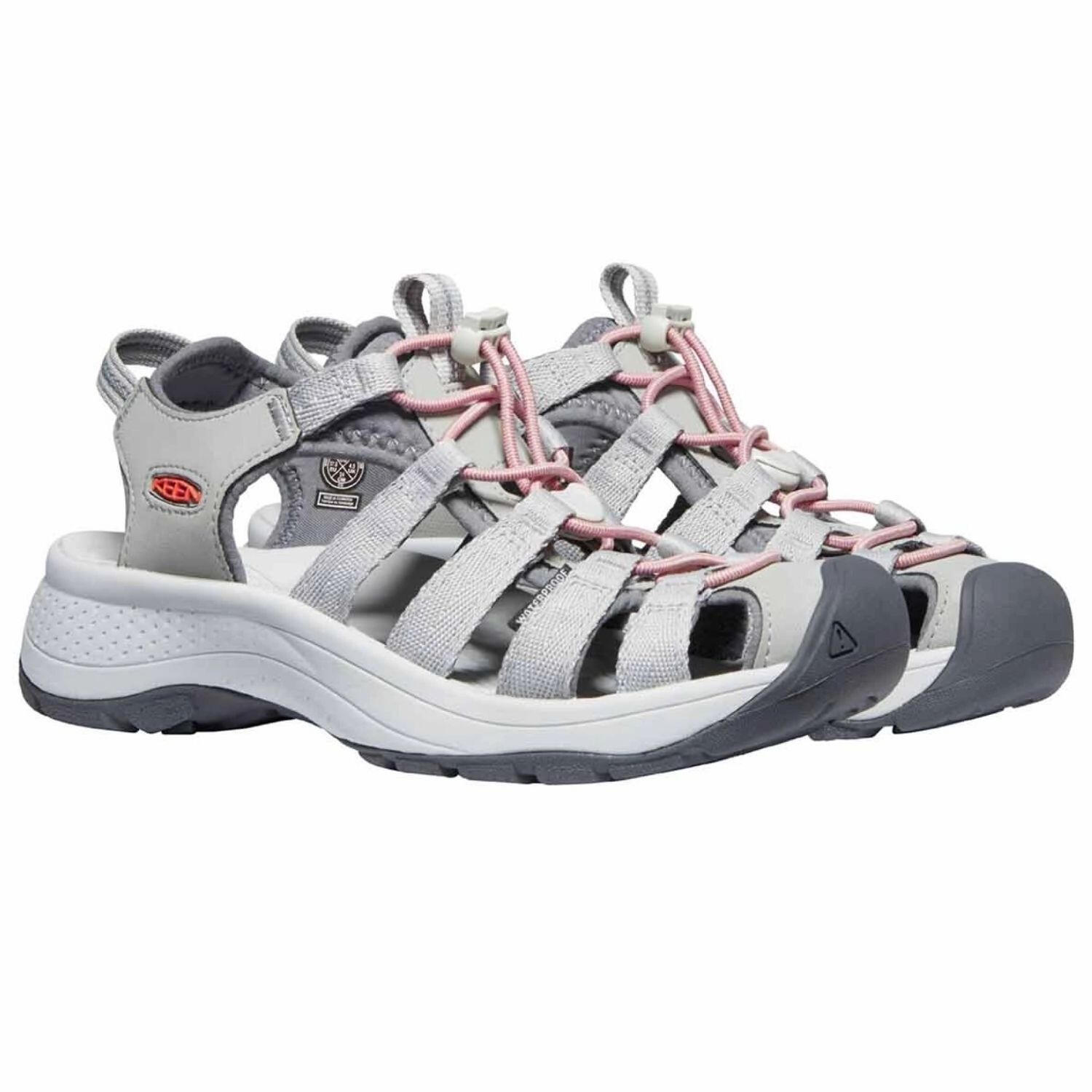 Dames Keen Astoria West Sportsandalen Grijs 3/6