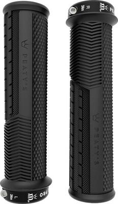Peaty's monarch pro knurl-handvatten, zwart