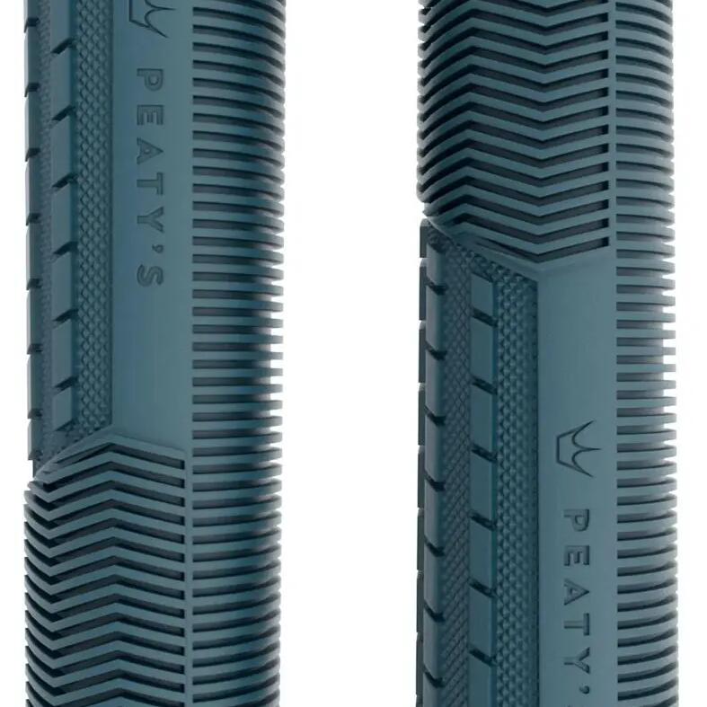 Peaty's Monarch Pro Mushroom Handlebar Grips in Storm Blue