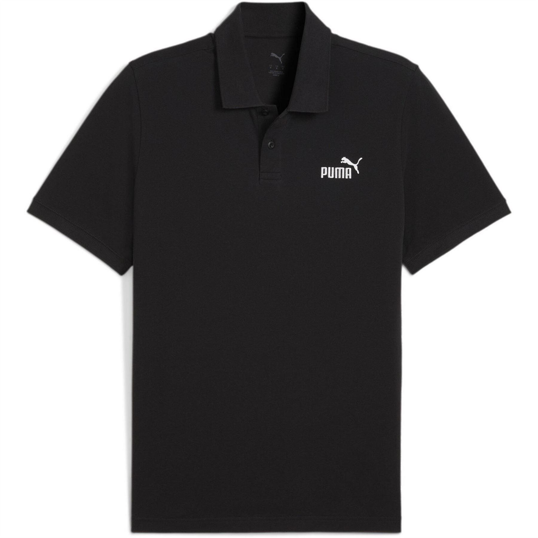 Puma Mens Logo Pique Classic Polo Shirt