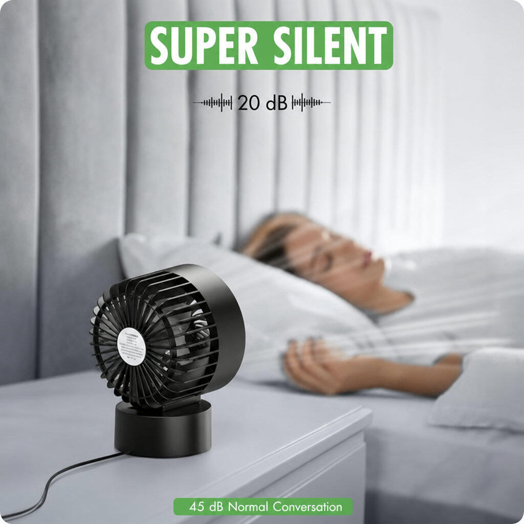 Mini ventilador USB – Compacto e silencioso (< 40 dB) 6/7