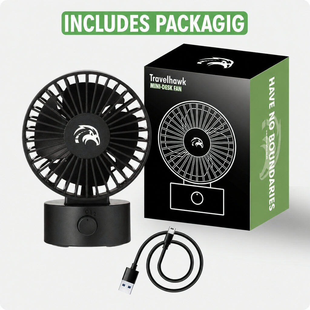 Mini ventilador USB – Compacto e silencioso (< 40 dB) 2/7