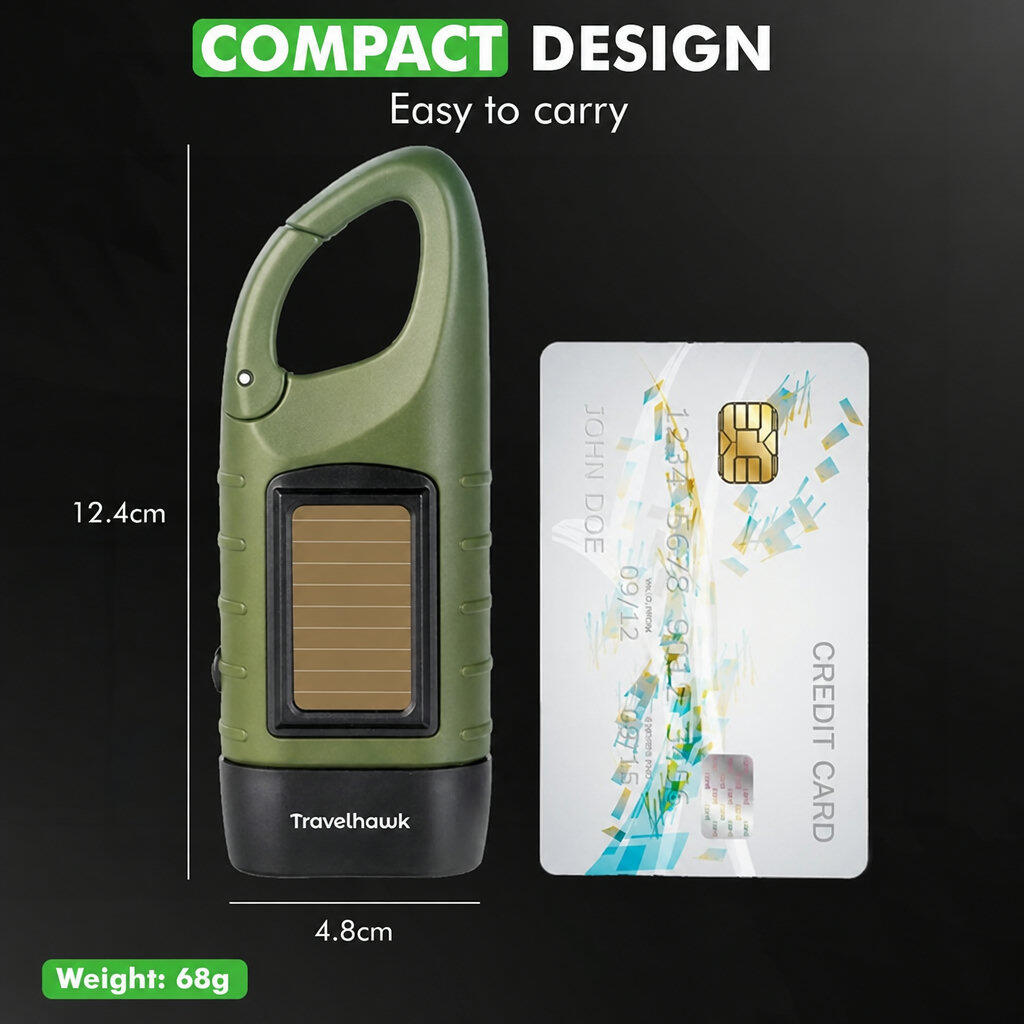 Torcia a carica manuale – Torcia a dinamo senza batterie 3/7