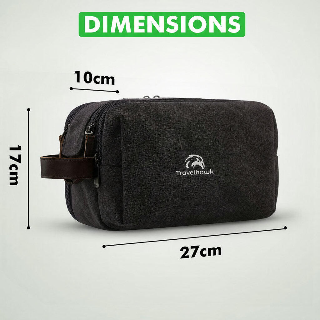 Nécessaire de viagem impermeável e com alça para pendurar. 2/7