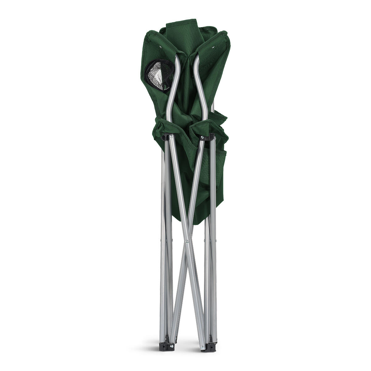 Campingstoelen - opvouwbaar - 2 - pack - 120kg draagvermogen - visstoel - groen 3/6
