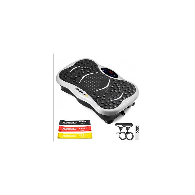 Aparat vibromasaj PROGRESSIVE UltraFit + 5 accesorii - Alb