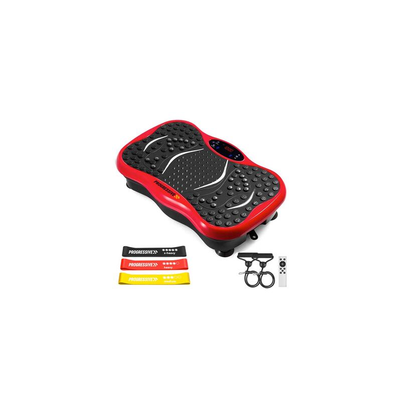 Aparat vibromasaj PROGRESSIVE UltraFit + 5 accesorii - Alb