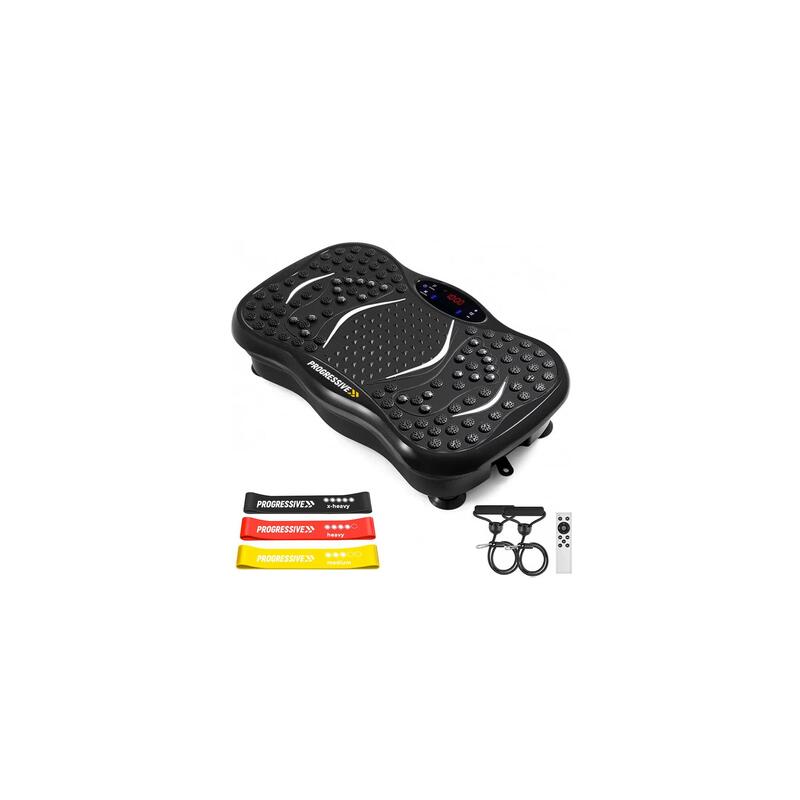 Aparat vibromasaj PROGRESSIVE UltraFit + 5 accesorii - Alb