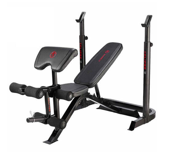 BE3000 Eclipse halterbank met Squat Rack
