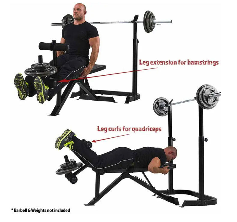 Banco de musculação  BE3000 Eclipse com Squat Rack 6/7