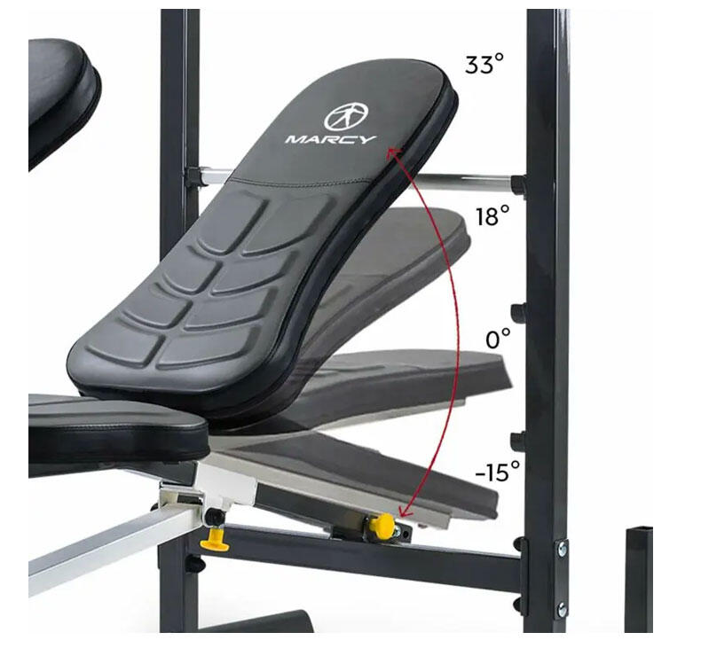 Banco de musculação dobrável compacto  MWB-20100 2/7