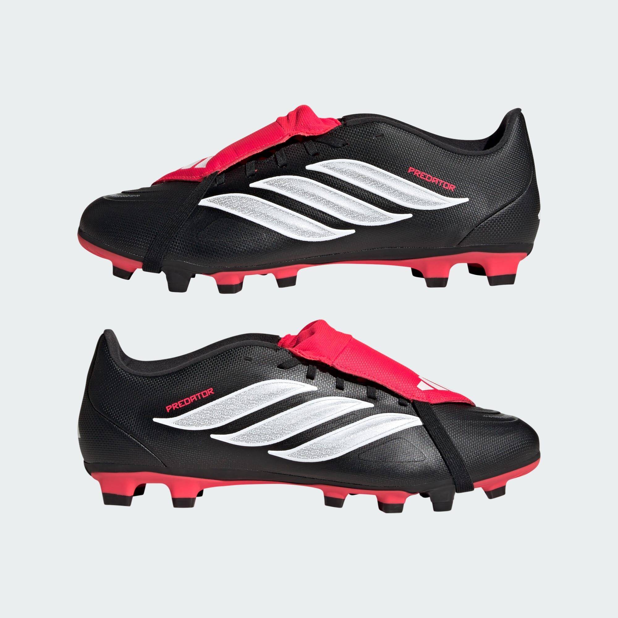 Adidas PREDATOR CLUB FT FG/MG Unisex Football SHOES Black -  2