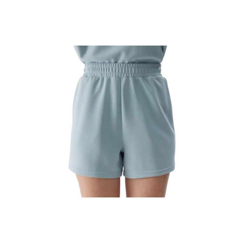PANTALÓN CORTO PARA MUJER 4F TSHOF324 - AZUL 5/5