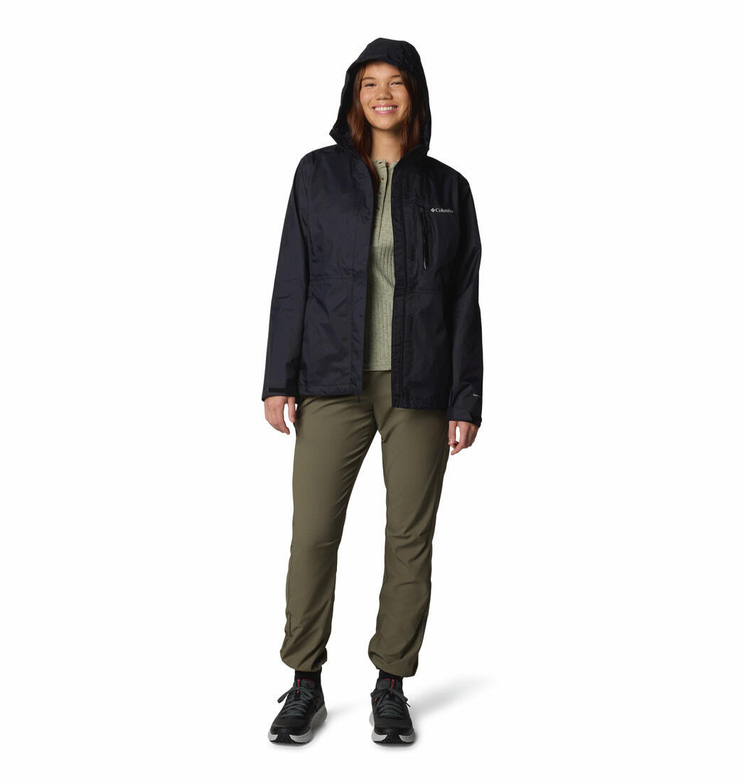 Columbia Pouring Adventure Wanderjacke für Herren, Schwarz 4/7