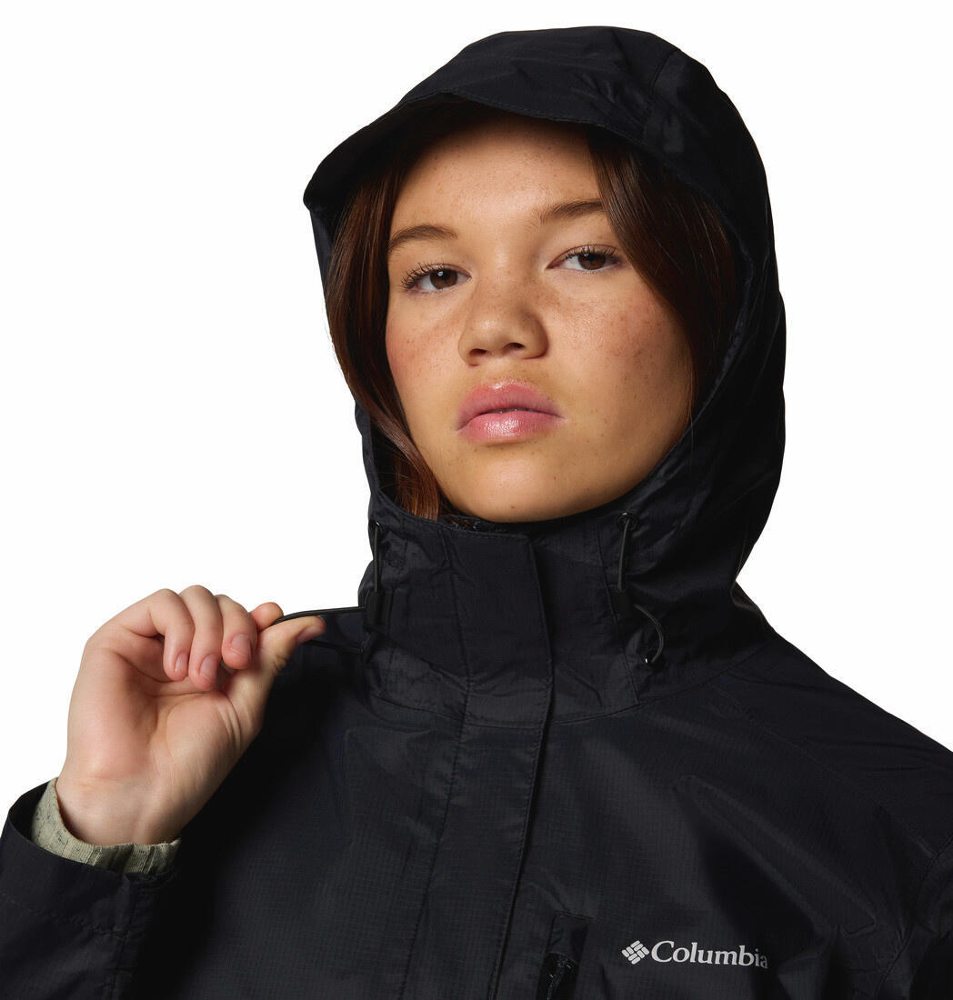 Columbia Pouring Adventure Wanderjacke für Herren, Schwarz 3/7