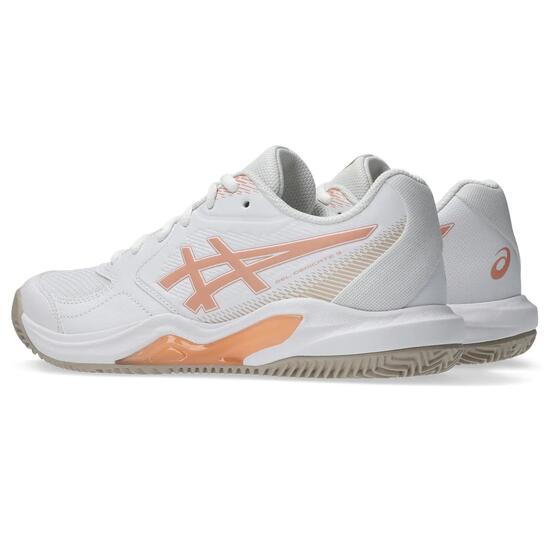 ASICS Gel Dedicate 9 W CLAY - White/Cantaloupe