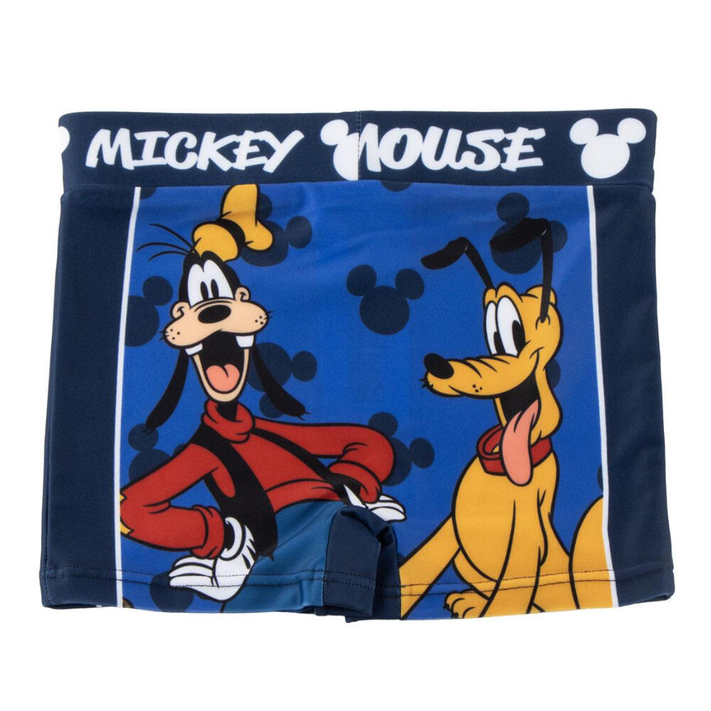 Maillot de bain boxer Mickey Mouse pour garçon, en polyester et élasthanne 2/4