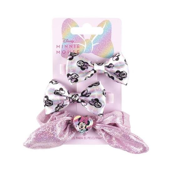 Set di elastici in tessuto per bambini Minnie 5 pezzi Multicolore