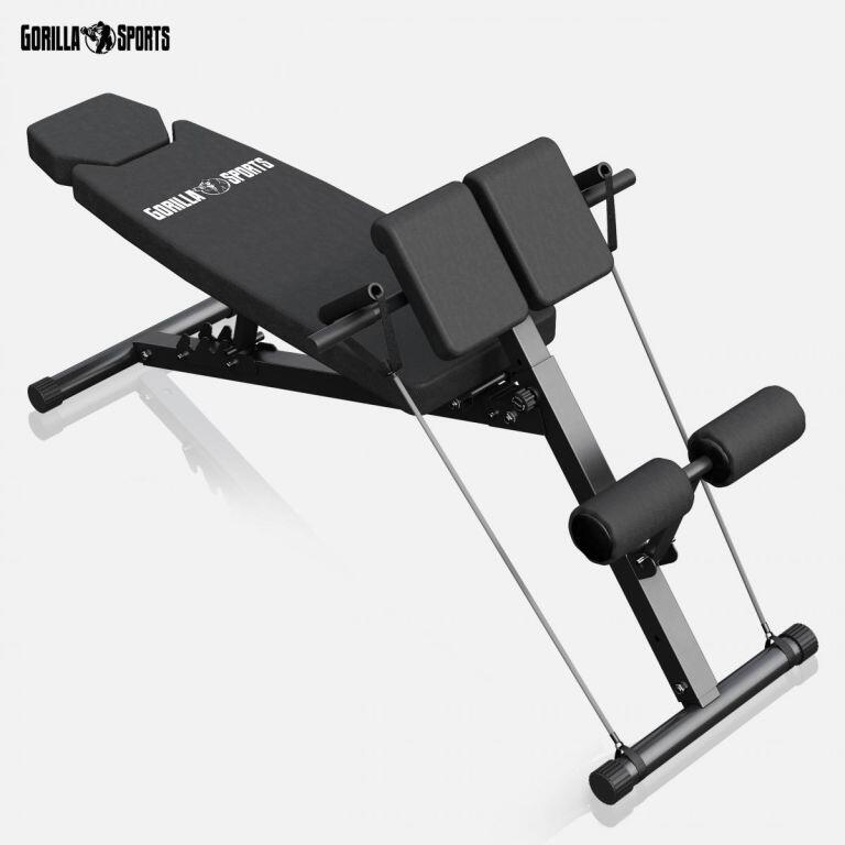 Verstellbare Hantelbank mit Hyperextension für effektives Training 6/7