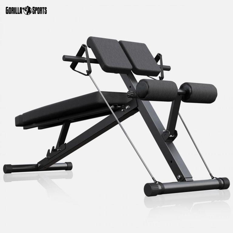 Verstellbare Hantelbank mit Hyperextension für effektives Training 5/7