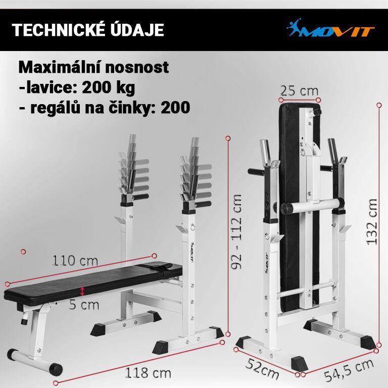 Posilovací lavice na domácí silový trénink 6/7