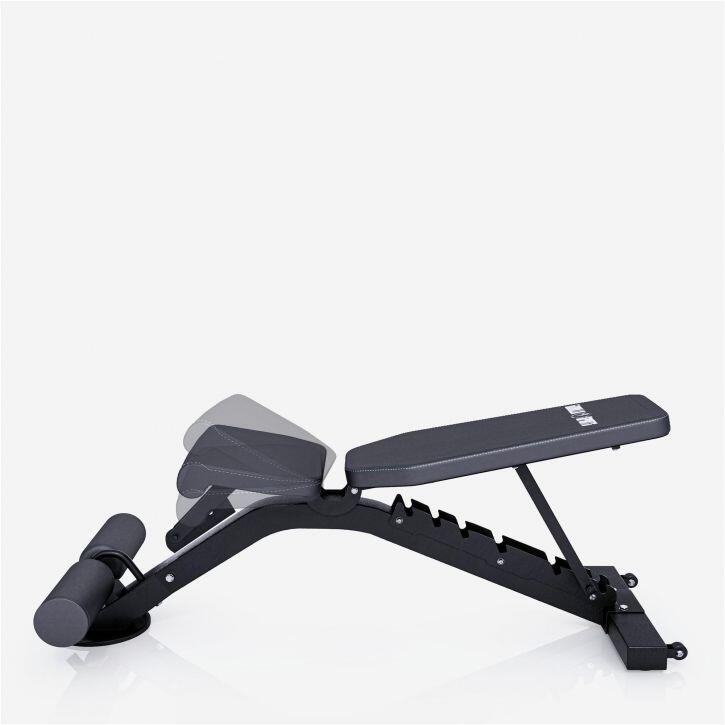 Gorilla Sports Professionele Halterbank - Verstelbaar -  Belastbaar tot 400 kg - 4/7