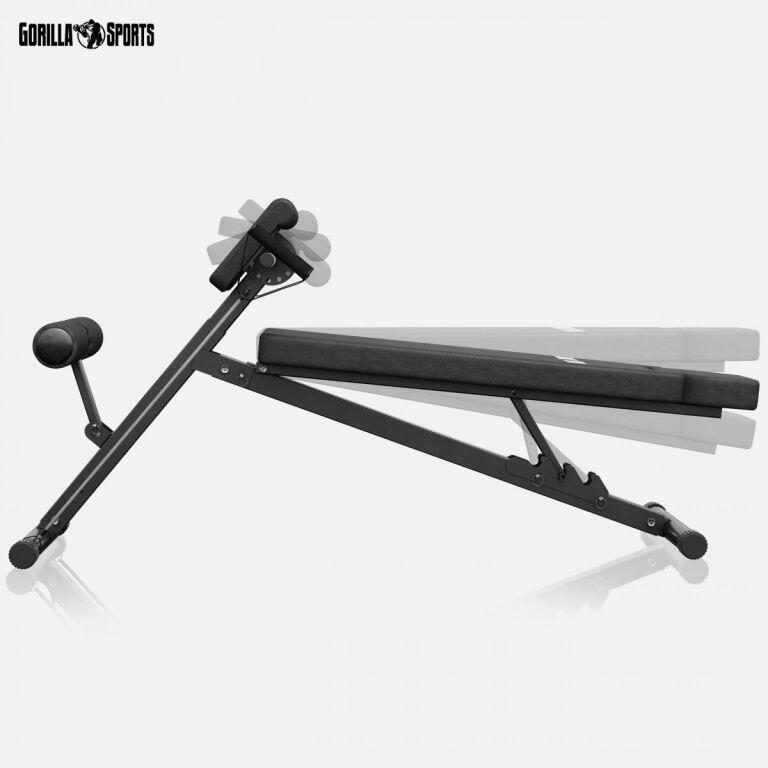 Verstellbare Hantelbank mit Hyperextension für effektives Training 3/7