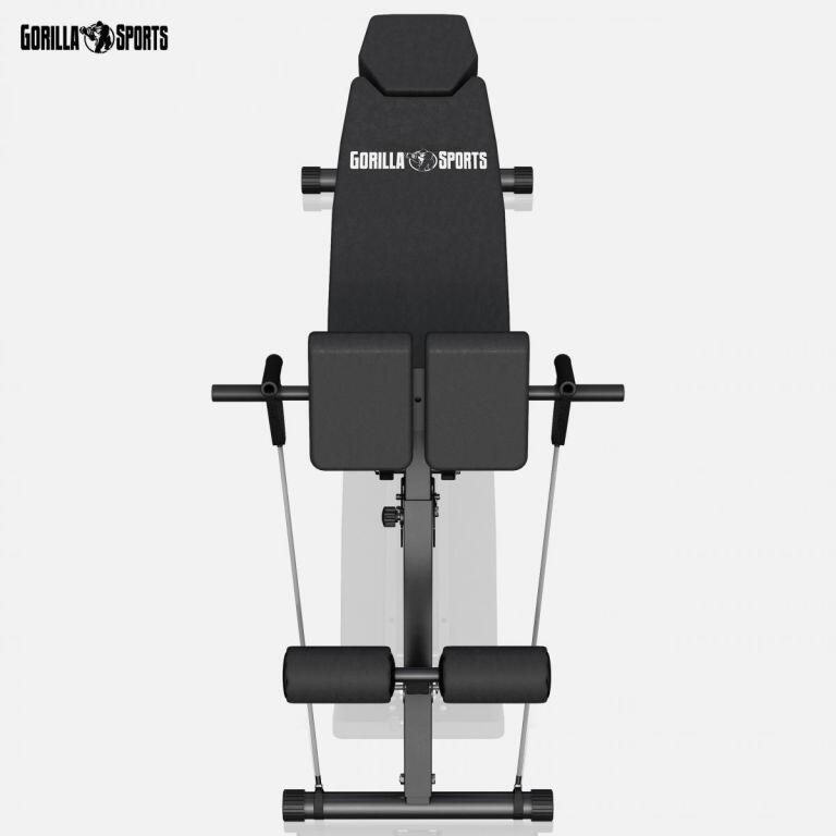 Verstellbare Hantelbank mit Hyperextension für effektives Training 2/7